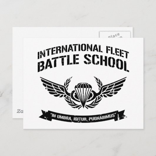 International Fleet Battle School Ender Briefkaart (Voorkant / Achterkant)