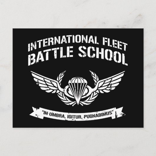 International Fleet Battle School Ender Briefkaart (Voorkant)