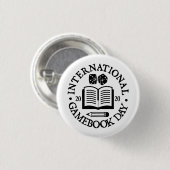 International Gamebook Day Button Badge (Voorkant /achterkant)