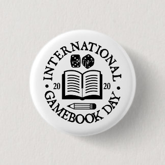 International Gamebook Day Button Badge