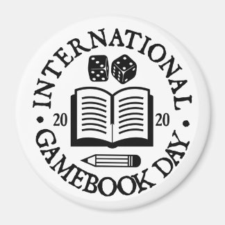 International Gamebook Day Fridge Magnet Magneet