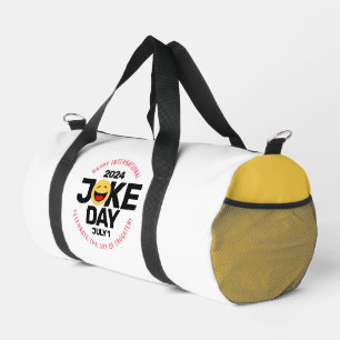 International Joke Day lachend gezicht Plunjezak