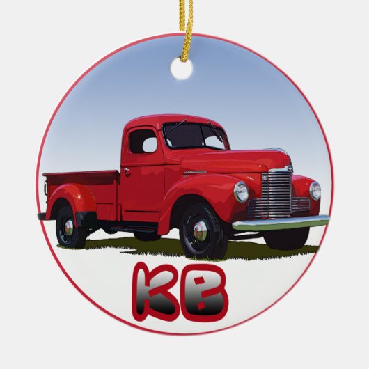 International KB Pickup Truck Ornament (Voorkant)