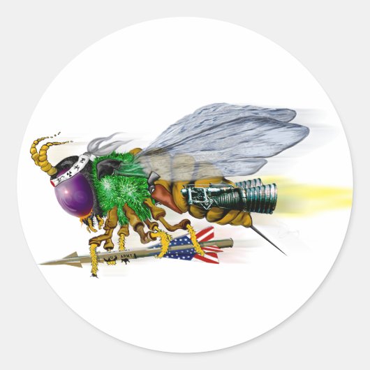 International Killer Bee - LaRue Ronde Sticker (Voorkant)