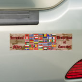 International Military Bumpersticker (Op auto)