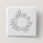International Morse Code Alphabet Vierkante Button 5,1 Cm (Voorkant)