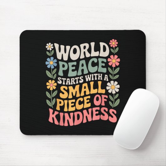 International Peace Day Insring World Kindness Day Muismat (Met muis)