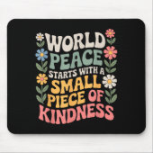 International Peace Day Insring World Kindness Day Muismat (Voorkant)