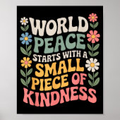 International Peace Day Insring World Kindness Day Poster (Voorkant)