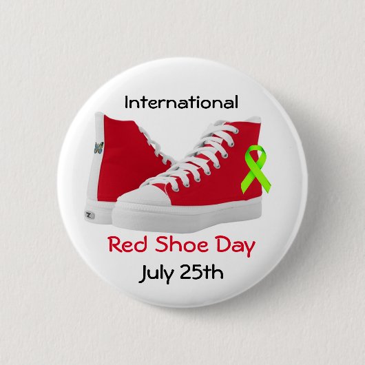 International Red Shoe Day Button (Voorkant)