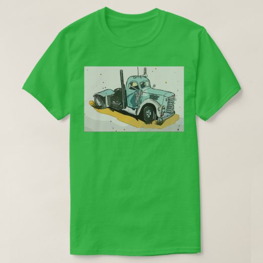 International Semi Tractor Truck T-shirt (Design voorkant)