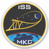 International Space Station Expedition ISS-14 Sticker (Voorkant)