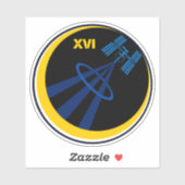 International Space Station Expedition ISS-16 Sticker (Vel)
