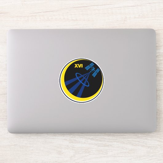 International Space Station Expedition ISS-16 Sticker (Computer)
