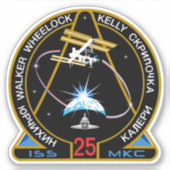 International Space Station Expedition ISS-25 Sticker (Voorkant)