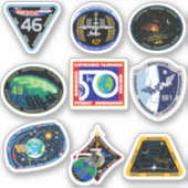International Space Station Expedition ISS-46-54 Sticker (Voorkant)