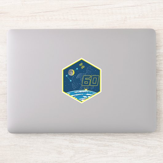 International Space Station Expedition ISS-60 Sticker (Computer)