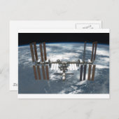 International Space Station ISS, Endeavor 2011 Briefkaart (Voorkant / Achterkant)