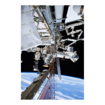International Space Station Stuurboord Lattice Pos
