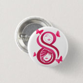 , International Women’s Day Ronde Button 3,2 Cm (Voorkant /achterkant)