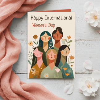 International Women’s Day Sisterhood Card Kaart