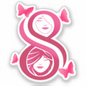 , International Women’s Day Sticker (Voorkant)