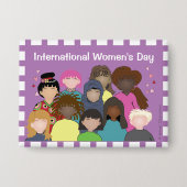 International Women's Day | March Pin Button (Voorkant)