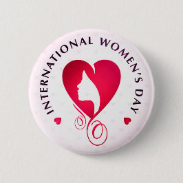 International Women's Day Ronde Button 5,7 Cm