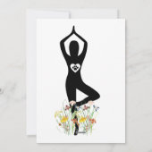International yoga day 2022 notepad feestdagenkaart (Achterkant)
