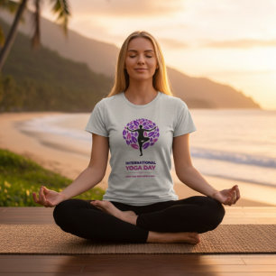 International Yoga Day Boomhouding T-Shirt