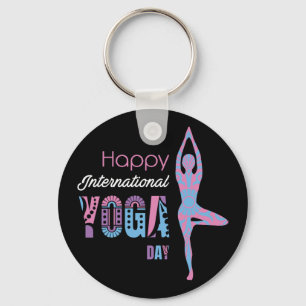 International Yoga Day Sleutelhanger