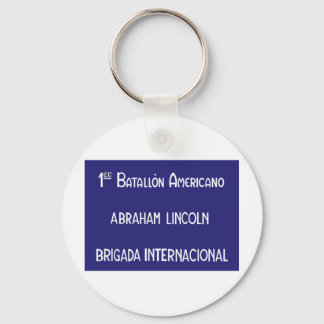 Internationale brigades Abraham Lincoln 1st Sleutelhanger