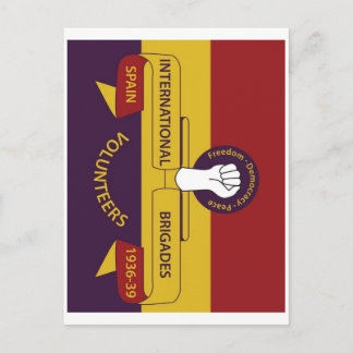 Internationale brigades briefkaart