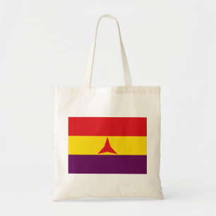 Internationale brigades vlag (Spaanse burgeroorlog Tote Bag