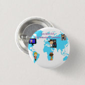 Internationale Conventie van juni 2019 Ronde Button 3,2 Cm (Voorkant /achterkant)