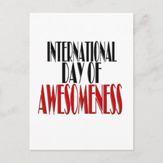 Internationale dag van bewustwording briefkaart