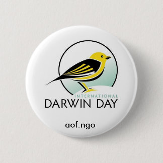 Internationale dag van Darwin Ronde Button 5,7 Cm