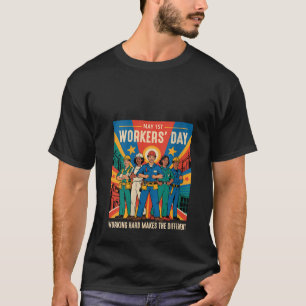 Internationale Dag van de Arbeid voor Vrouwen 2025 T-shirt