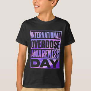 Internationale Dag van de Bewustzijn bij overdoser T-shirt
