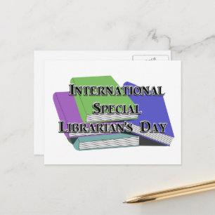 Internationale Dag van de Bijzondere Bibliothecari Briefkaart
