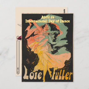 Internationale Dag van de Dans - Moderne Dans Fine Briefkaart