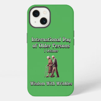 Internationale Dag van de Ouderen. Wijsheid. iPhone 13 Hoesje