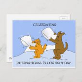 Internationale dag van de pilotenstrijd op 2 april briefkaart (Voorkant / Achterkant)