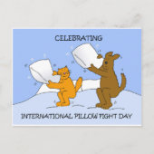 Internationale dag van de pilotenstrijd op 2 april briefkaart (Voorkant)
