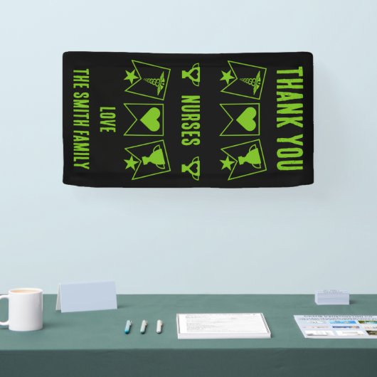 Internationale dag van de Verpleging Spandoek (Beurs)