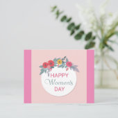 internationale dag van de vrouw briefkaart (Staand voorkant)