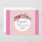 internationale dag van de vrouw briefkaart (Voorkant / Achterkant)