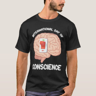 Internationale dag van het geweten Verenigde Natie T-shirt