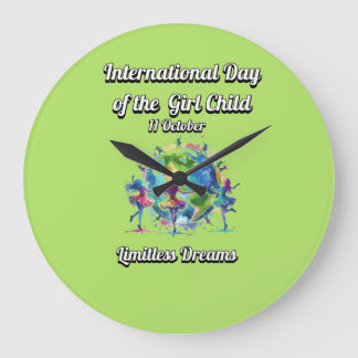 Internationale dag van het meisje. Onbegrensde dro Grote Klok
