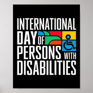 Internationale Dag van personen met een handicap Poster